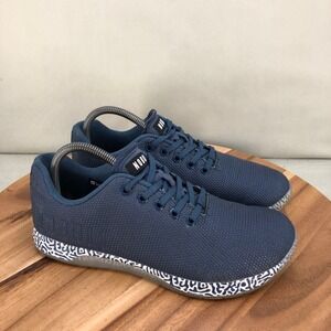 NOBULL SuperFabric Trainer Deep Blue Maze Mens 8.5 Womens 10 Training Shoes